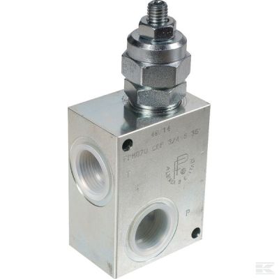 Press. rel. vlv, steel, 3/4
