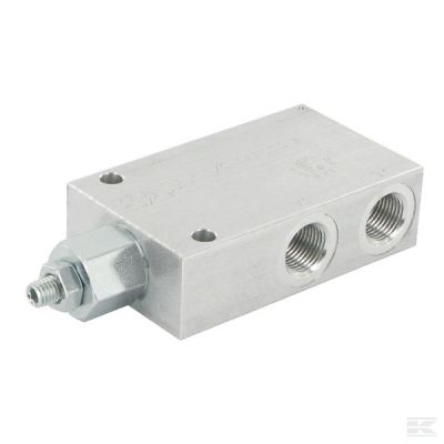 Single equalising valve