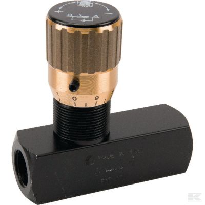 Throttle check valve