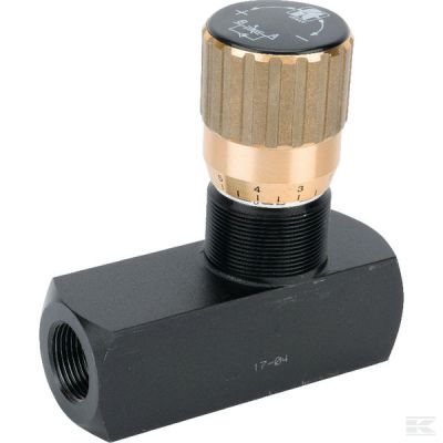 Throttle check valve