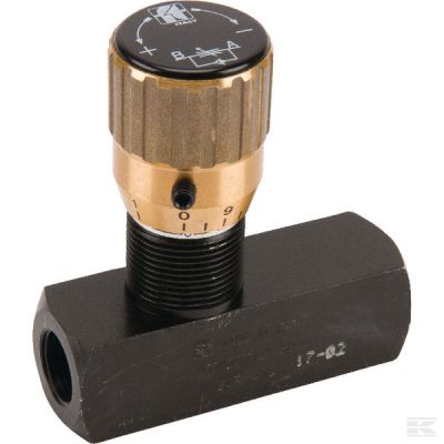 Throttle check valve