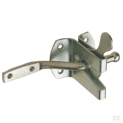 Self locking gate latch