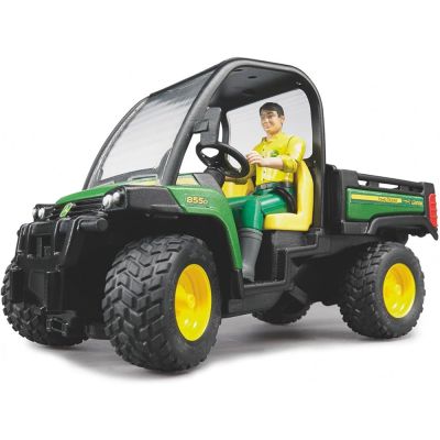 Bruder John Deere Gator XUV 855D With Driver. 1:16
