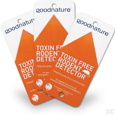 Rodent detector kit with attra