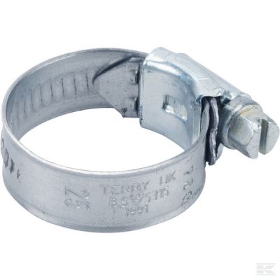 Hose clip ZP (size OX) 17-25mm
