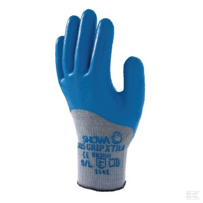 Work gloves blue polyester siz