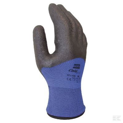 Work gloves blue-black Nylon s