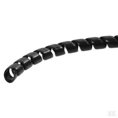 Spiral plastic black 9-13