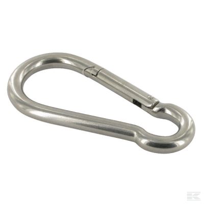 Carabiner hook V4A 120x11mm