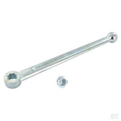 SW9 straight lever, aluminium