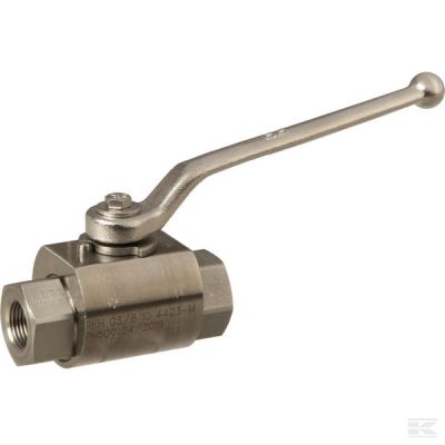 Ball valve 2-way 3/8 BSP SS