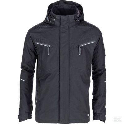 Parka Jacket mens, black, size