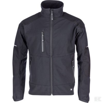 Softshell mens, black, size M,