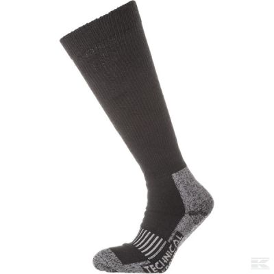 Socks UK 6-8, black/grey, ther