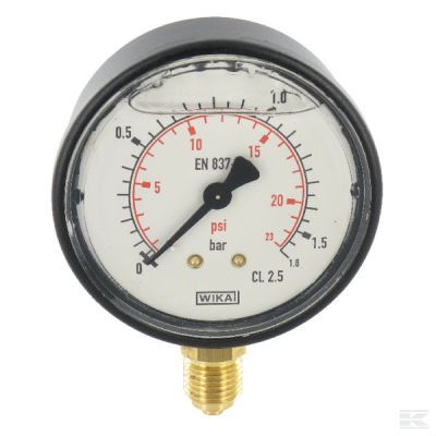 Pressure gauge Ř63 0–1.6bar 1/