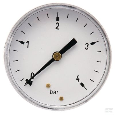Pressure gauge Ř63 0–4bar 1/4'