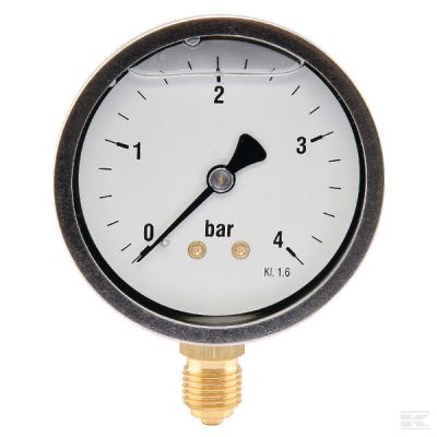 Pressure gauge Ř63 0–4bar 1/4'
