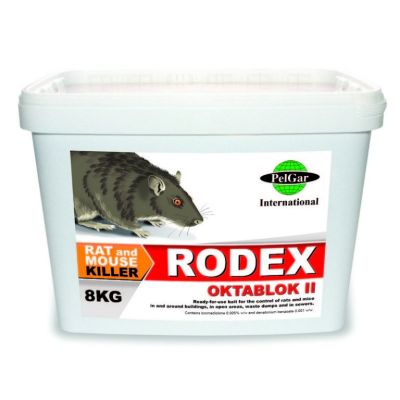 Rodex Excel Wax Block Bait Red - 8Kg