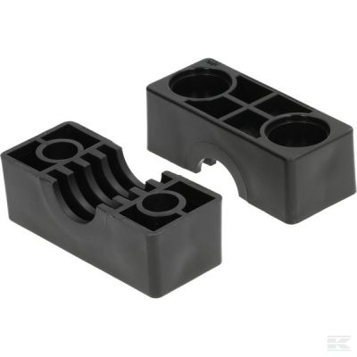 Clamp set heavy PP 28mm