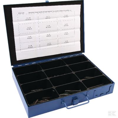 Roll pin assortment in metal b