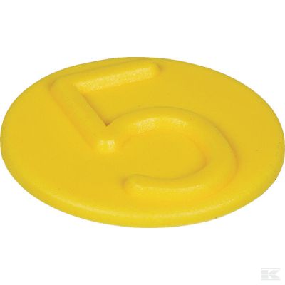 Marker clips 5, yellow
