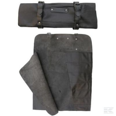 Knife bag in genuine leather f