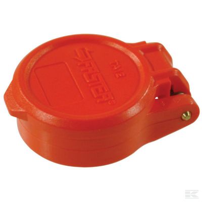 Auto dust cap 1/2' red