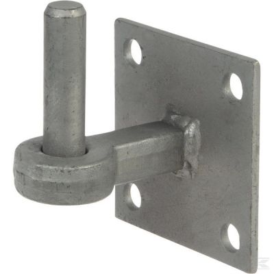 Gate hook 4' plate 3/4'-Ř pin