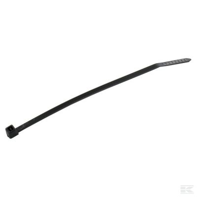 Cable tie 2.5x160mm, black, Ny