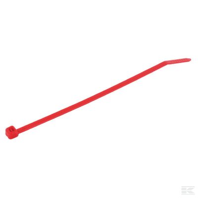 Cable tie 3.6x140mm, red, Poly