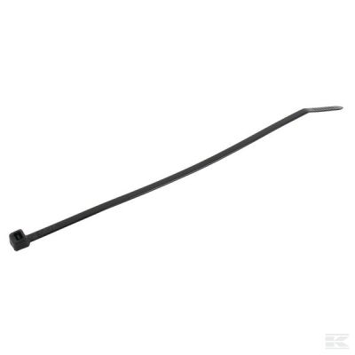 Cable tie 4.8x250mm, black, Ny