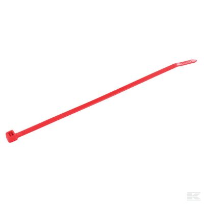 Cable tie 4.8x370mm, red, Nylo