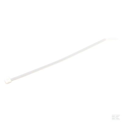 Cable tie 4.8x300mm, white, Ny