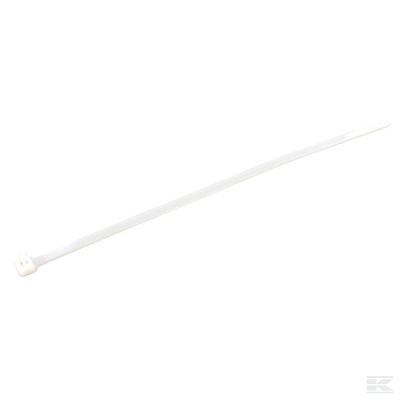 Cable tie 7.6x533mm, white, Ny