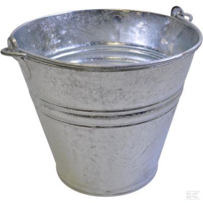 Bucket galvanised 11L