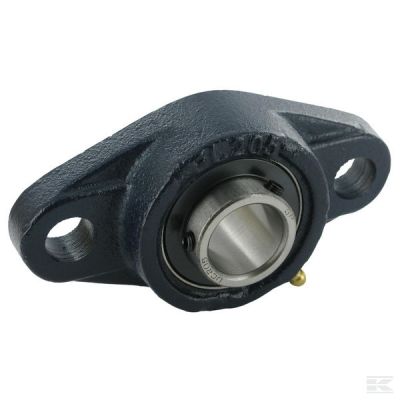 Oval flange bearing complete