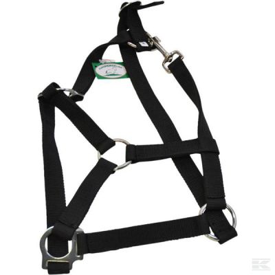 Horse halter - nylon - black,