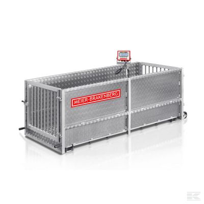 Mobile animal weighing machine
