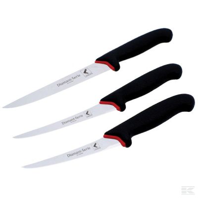Knife set black 3 pieces, La-V